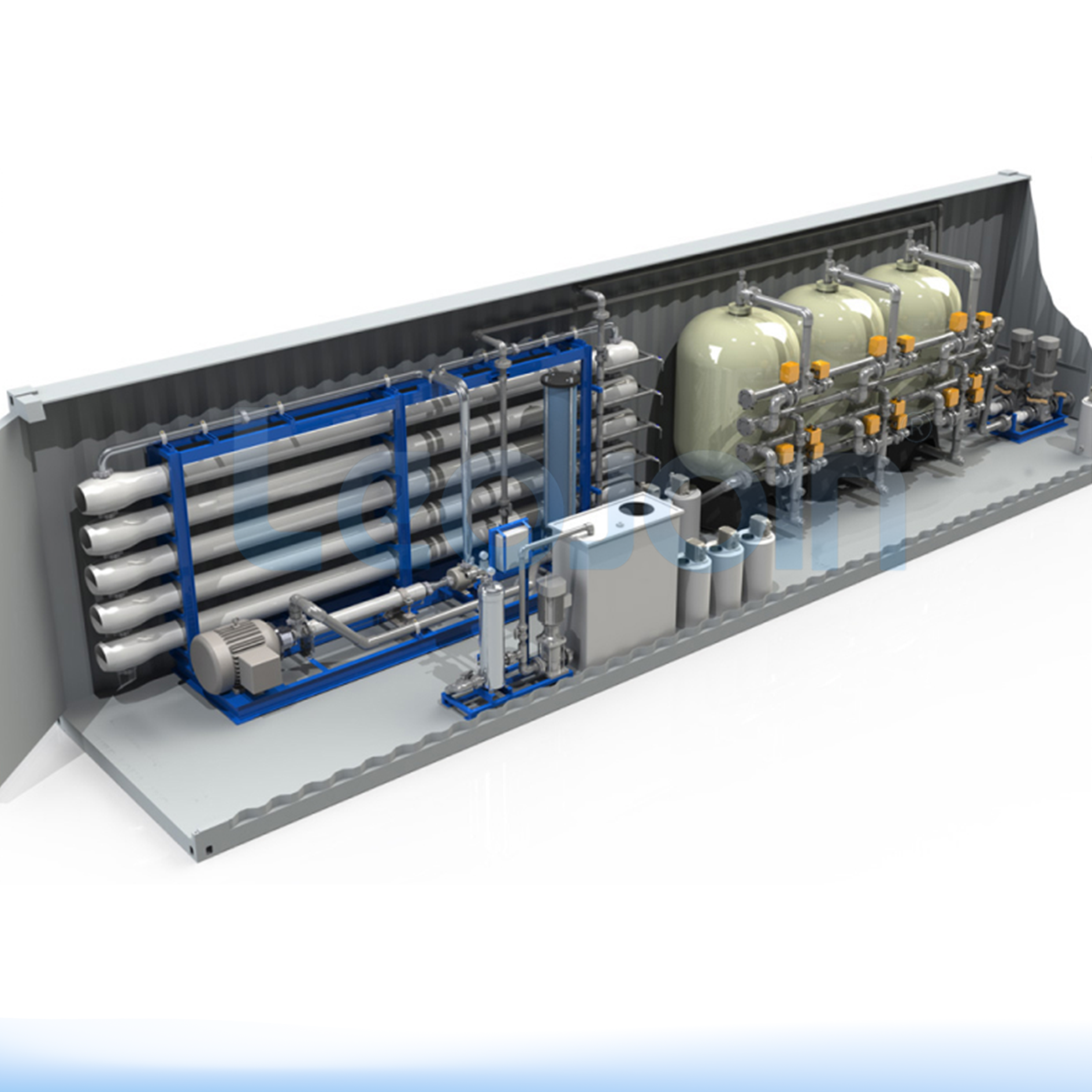 ASW系列 集装箱海水反渗透设备